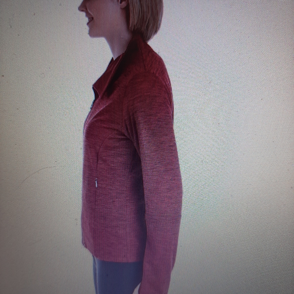 Copy - Red Zip-Up Jacket - Picture 2 of 8